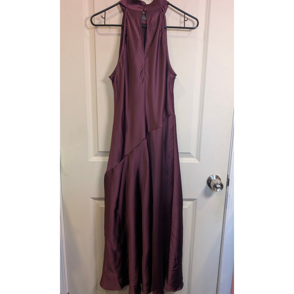 Women's A New Day Midi A-Line Sleeveless Dress Wine Red Medium - Picture 4 of 10